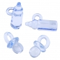 Preview: Streuteile Schnuller und Fläschchen - blau  - ca. 2 - 2,5cm - 16 Stück pro Box