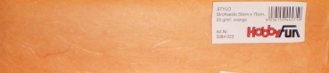 Strohseide  - 50 x 70 cm - orange