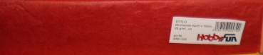 Strohseide  - 50 x 70 cm - rot