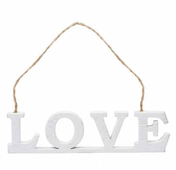 Holz-Schild "LOVE" - ca. 9,5cm