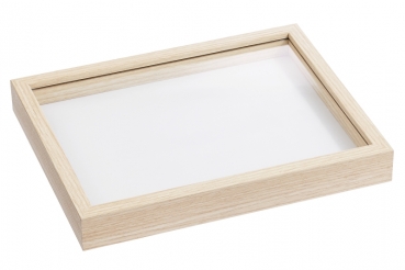 Deko-Rahmen (MDF) - natur - 19,5 x 24,5 x 3 cm