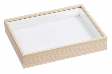 Deko-Rahmen (MDF) - natur - 21,5 x 16,5 x 4 cm