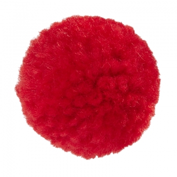 Pompons - rot - 20mm (8 Stück) oder 30mm (6 Stück)