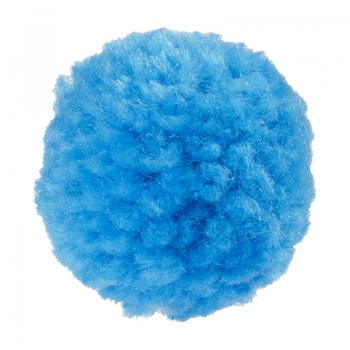 Pompons - blau - 20mm (8 Stück) oder 30mm (6 Stück)