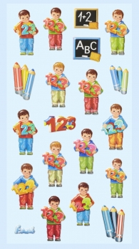 Softy Sticker Schule Jungs