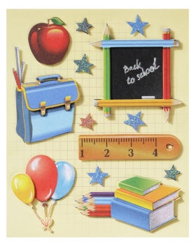 3D Sticker Schule IV