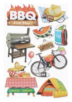 3D Sticker Barbecue
