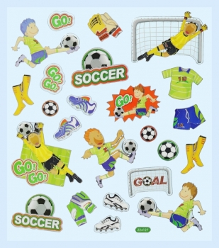 Hobby-Design Sticker Fussball