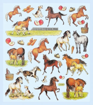 Hobby-Design Sticker Pferde