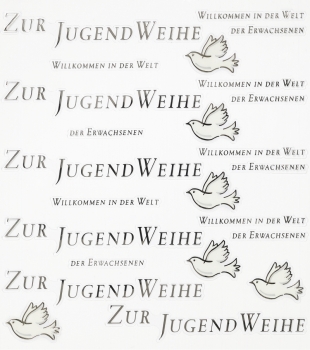Hobby-Design Sticker Zur Jugendweihe I