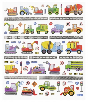 Hobby-Design Sticker Baufahrzeuge