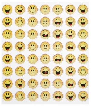 Hobby-Design Sticker Smily-Beurteilung