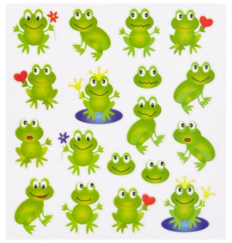 Hobby-Design Sticker Frösche