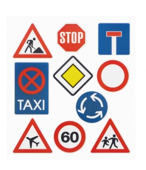 Hobby-Design Sticker Verkehrsschilder