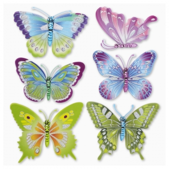 XXL-Sticker 3D Schmetterling