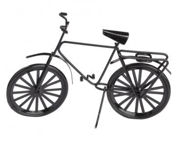 Deko - Fahrrad - Metall - schwarz - ca. 9,5 x 6cm
