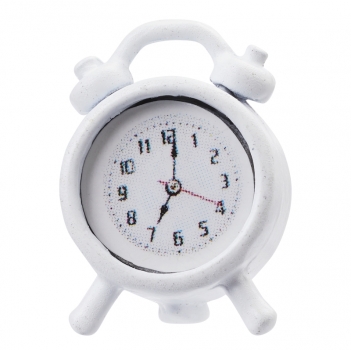 Deko - Mini-Wecker  - 1,5cm - 2 Stück