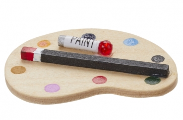 Deko - Mal-Palette - 5 cm - 2 Stück pro Beutel