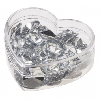 Streu-Diamanten, ca. 12mm, Box mit 65 Stück