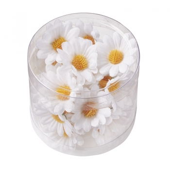 Margeriten - weiss - ca. 3cm - Box mit 25 Stk.