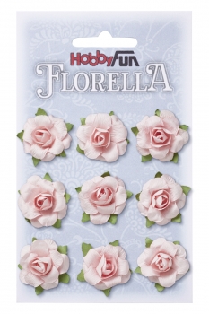 Florella-Blüten - ca. 35mm - 9 Stück pro Beutel - rosa
