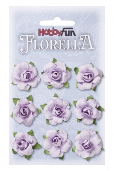 Florella-Blüten - ca. 35mm - 9 Stück pro Beutel - flieder