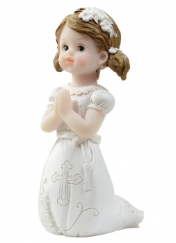 Dekofigur / Tortenfigur - Kommunion / Konfirmation - Mädchen - ca. 8,5cm