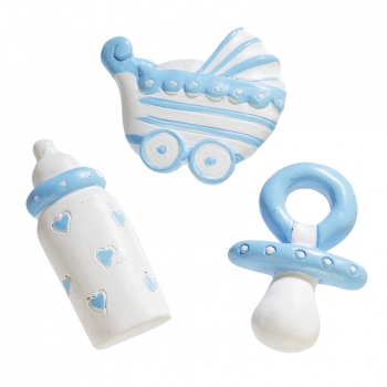 Streuteile Baby Boyl - ca. 3cm - 3-fach sortiert