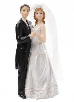 Hochzeitspaar mit Schleier I - ca. 10,5cm