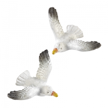 Deko - Möwe - ca. 3 x 2,5cm -  3 Stück pro Beutel
