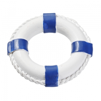 Deko - Rettungsring - blau - 4,5cm