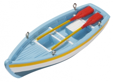 Deko - Ruderboot - 10 x 3,5 x 1,8 cm
