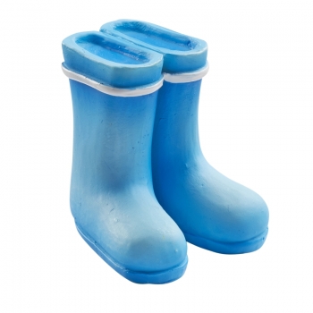 Deko - Gummistiefel - blau - ca. 4 x 3 x 3,5 cm