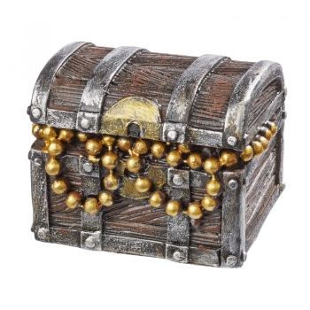 Dekofigur - Schatztruhe - ca. 3,8x3x3,2cm