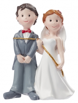 Hochzeitspaar mit Seil - ca. 8cm