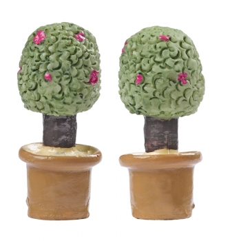 Deko - Minibaum im Topf - ca. 3cm - 2 Stück