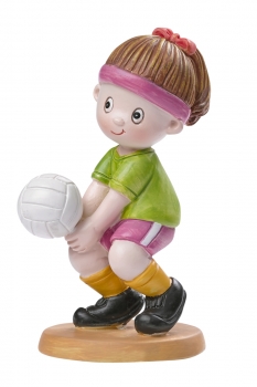 Dekofigur / Tortenfigur - Volleyball Girl - ca. 8,5cm