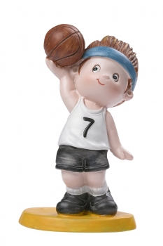 Dekofigur / Tortenfigur - Basketball Boy - ca. 8,5cm