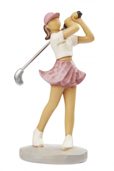 Deko / Tortenfigur - Golferin
