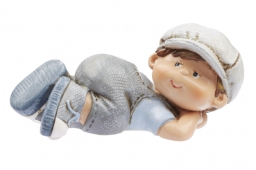 Dekofigur / Tortenfigur - Kind "Max" liegend - ca. 9cm