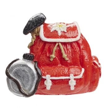 Deko / Tortenfigur - Rucksack, Hiking - ca. 3,5cm