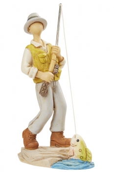 Deko / Tortenfigur - Angler - ca. 10cm