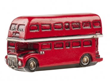 Deko - Doppeldecker Bus - ca. 6 x 3 cm