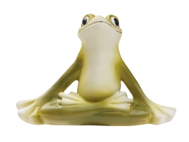 Deko - Yoga-Frosch III - ca. 6,5cm