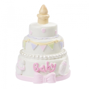 Deko Figur - Baby-Girl Torte - 4,5cm