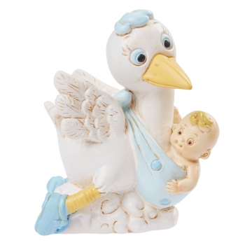 Deko Figur - Baby-Boy Storch - ca. 5,5cm