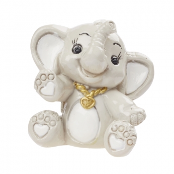 Deko Figur - Baby Elefant - grau - ca. 3,5cm