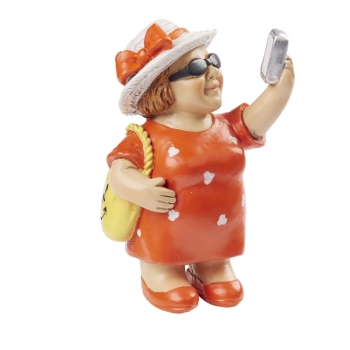 Deko - Urlauberin - ca. 8cm