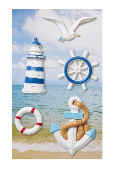 Streuteile Maritim I - ca. 2,5 - 5 cm - 5-teilig