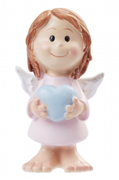 Deko Figur - Schutzengel rosa - ca. 4cm